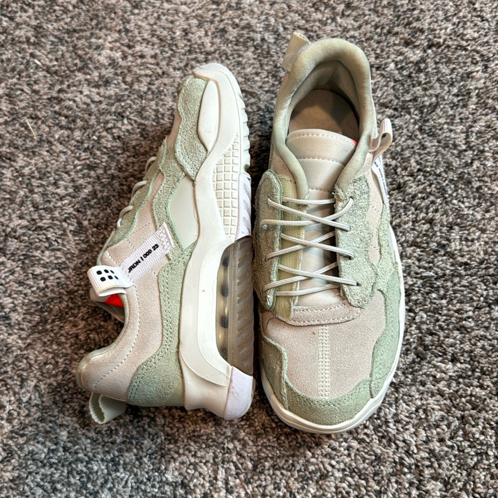 Stylish Kids Sneakers - Green Jordans